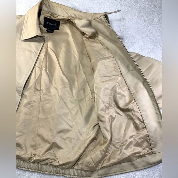 Express Men’s Eisenhower Jacket Tan Size XL - Picture 3 of 5